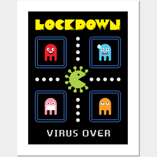 LOCKDOWN: virus over Posters and Art